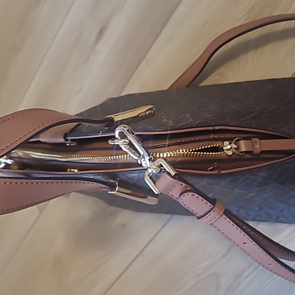 Calvin Klein Black and Brown Satchel - Picture 4 of 12